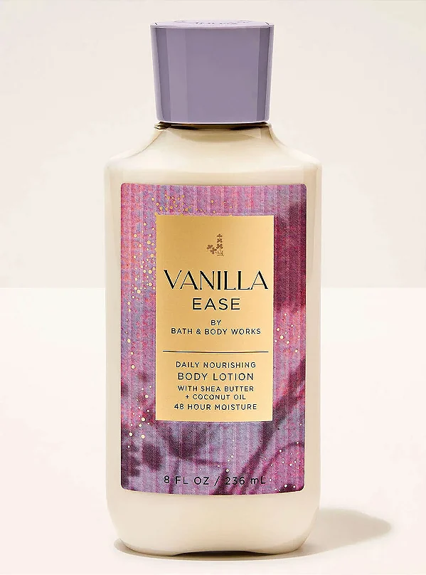 LOÇÃO CORPORAL HIDRATANTE BATH & BODY WORKS - VANILLA EASE - 236mL