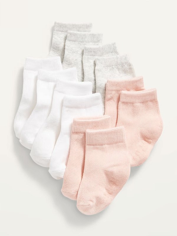 KIT 6 MEIAS OLD NAVY - BÁSICAS - MENINA