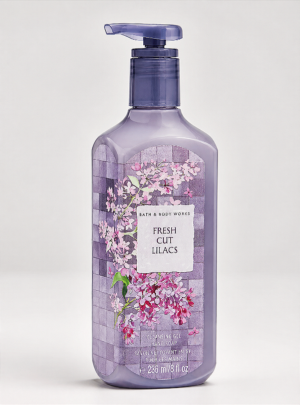 SABONETE EM GEL BATH & BODY WORKS - FRESH CUT LILACS - 236ML