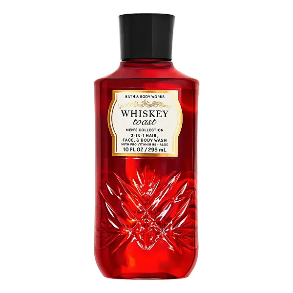GEL DE BANHO 3 EM 1 CABELO, ROSTO E CORPO BATH & BODY WORKS - WHISKEY TOAST - 295 ml