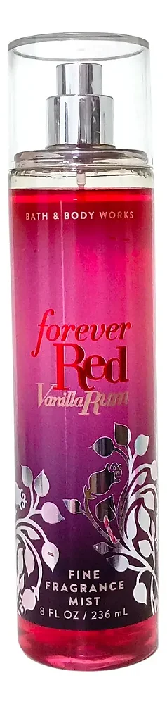 BODY SPLASH BATH & BODY WORKS - FOREVER RED VANILLA RUM - 236mL