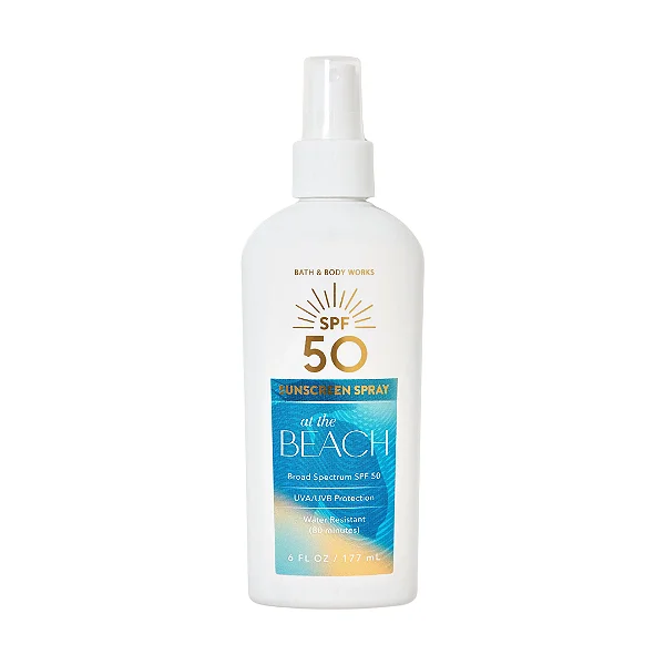 PROTETOR SOLAR SPRAY BATH & BODY WORKS FPS50+ - AT THE BEACH - 177mL