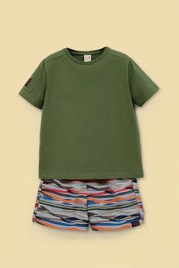 CONJUNTO VERÃO 2 PEÇAS GREEN - ETNA KIDS - MENINO