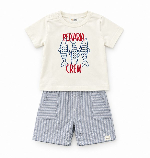 MACACÃO ROMPER KEKO BABY - PEIXARIA CREW - MENINO