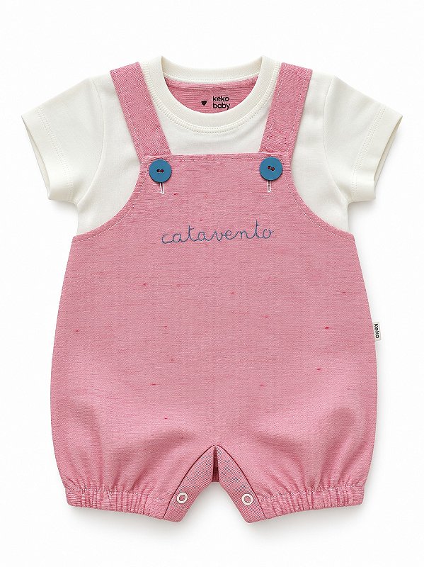 JARDINEIRA KEKO BABY - CATAVENTO - MENINO