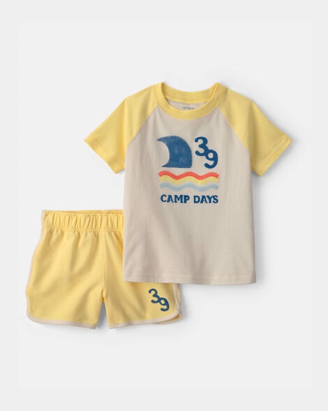 CONJUNTO VERÃO 2 PEÇAS CARTER'S - CAMP DAYS - MENINO