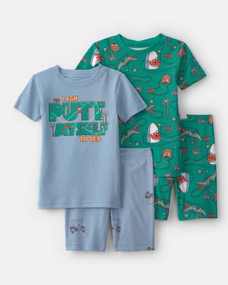 PIJAMA 4 PEÇAS CARTER'S - BICHINHOS - MENINO