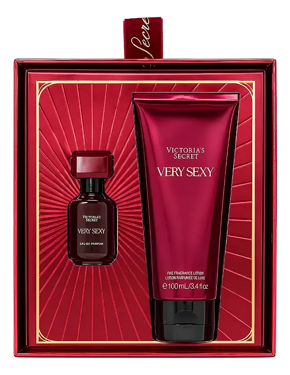 KIT VICTORIA'S SECRET - VERY SEXY- LOCÃO HIDRATANTE (100ML) + EAU DE PERFUM (7,5ML)