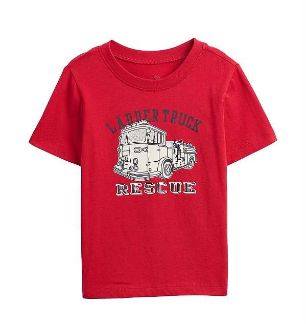 CAMISETA MANGA LONGA GAP - CAMINHÃO - MENINO