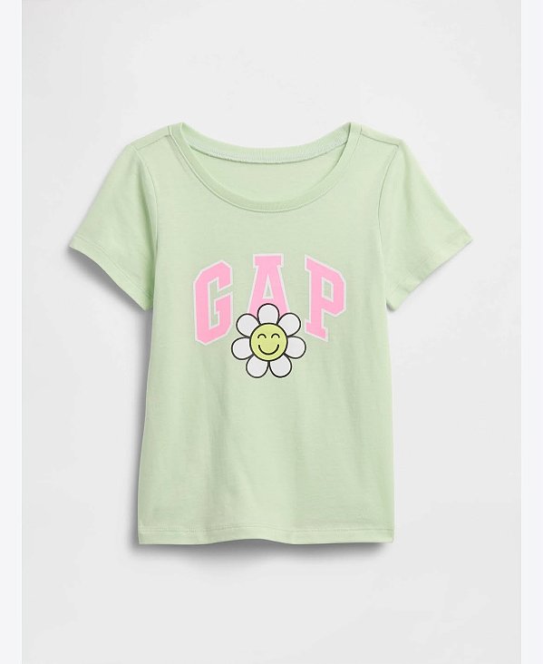 CAMISETA MANGA CURTA GAP - FLORZINHA- MENINA