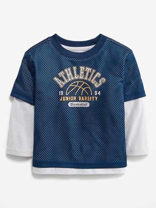 CAMISETA MANGA LONGA OLD NAVY - ATHLETICS - MENINO