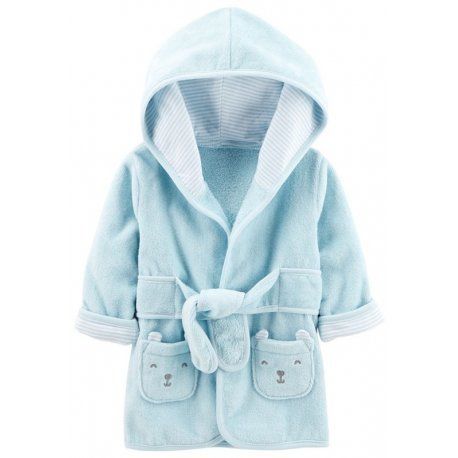 ROUPÃO DE BANHO CARTER'S - URSINHO AZUL - MENINO (0-9 MESES)