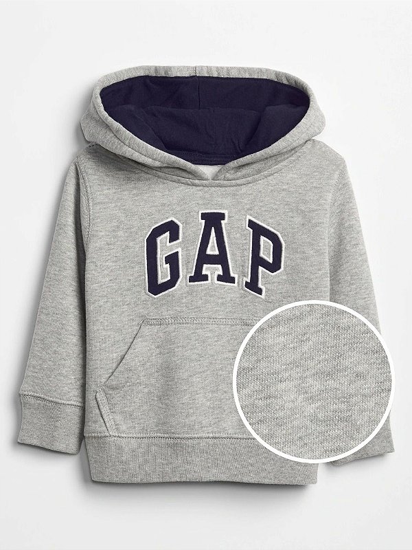 MOLETOM FLANELADO GAP - CINZA - UNISSEX