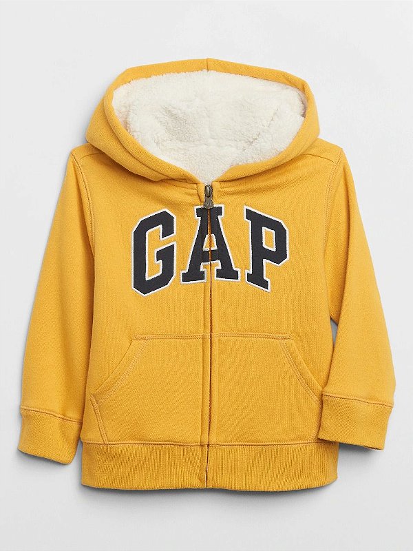MOLETOM APELUCIADO GAP - AMARELO - MENINO