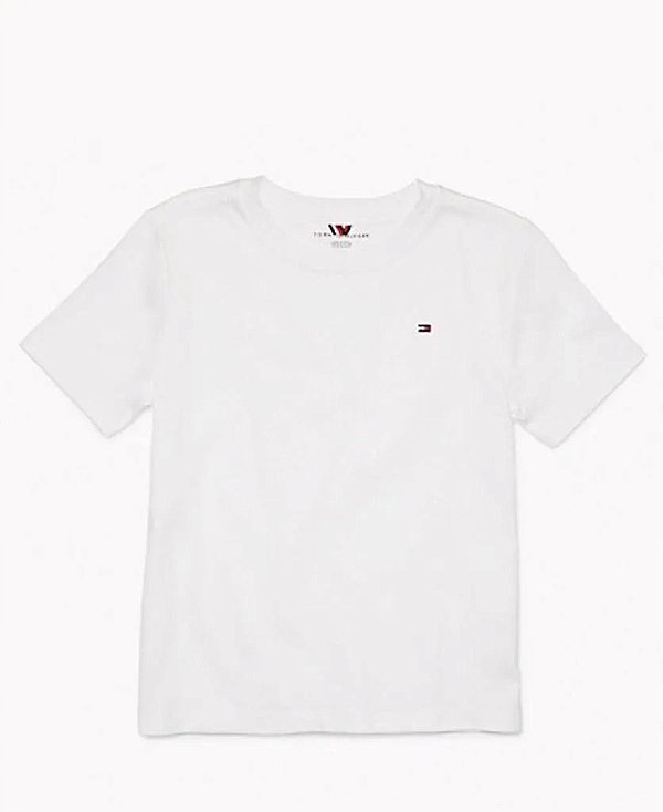 CAMISETA MANGA CURTA TOMMY HILFIGER KIDS - BRANCA - MENINO