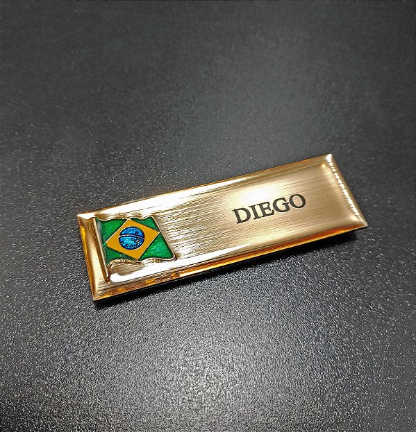 Plaqueta de Identificação da Marinha com Kit Imã