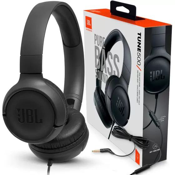 Fone De Ouvido JBL Tune 500 (preto)