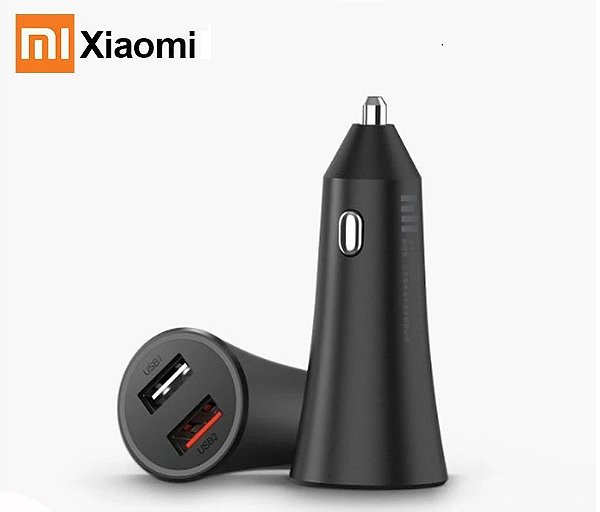 Carregador Veicular 37w DUPLO USB Preto XIAOMI