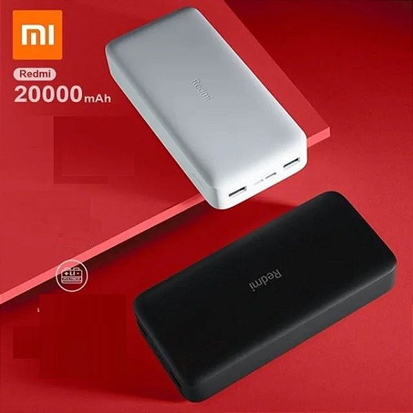 Carregador Mi Power Bank Xiaomi 20000mah Original 2 Usb