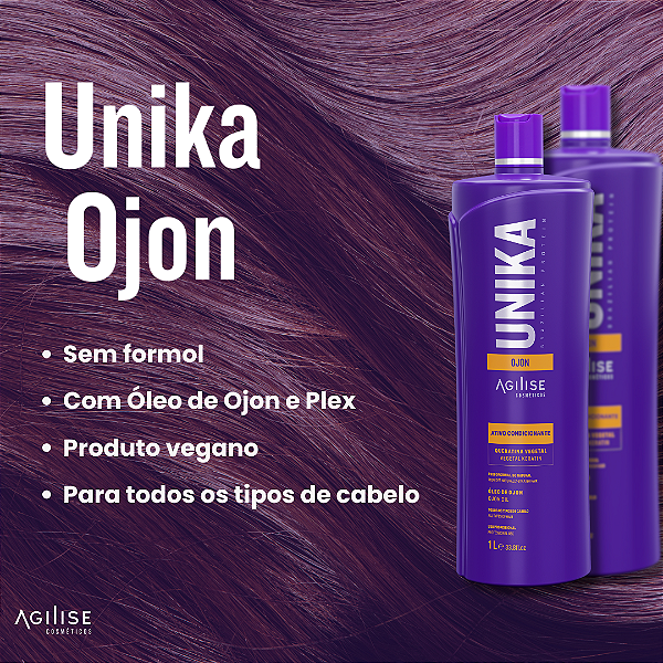 KIT UNIKA OJON 1L - ALINHAMENTO + SHAMPOO - 10%OFF