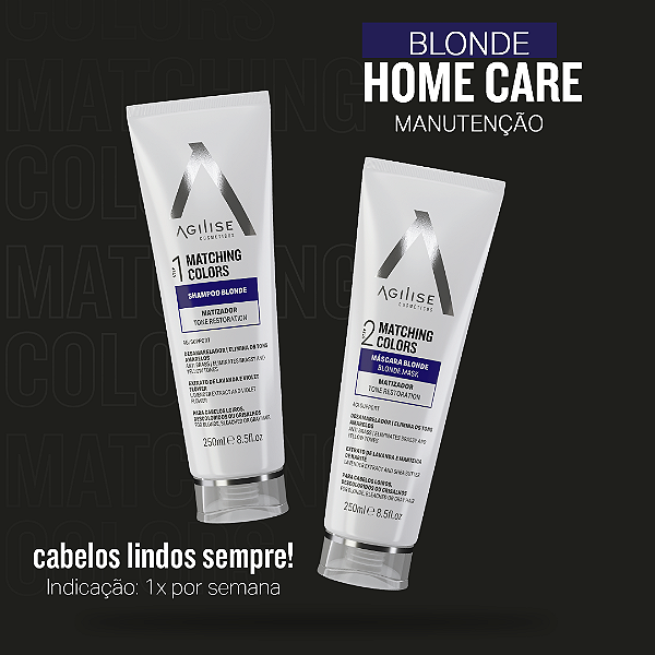 KIT MATIZADOR BLONDE - SHAMPOO E MÁSCARA 10%OFF