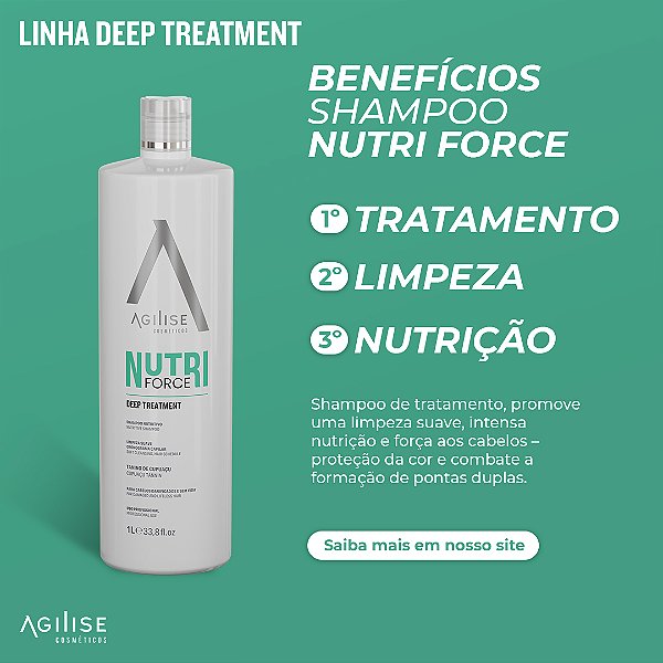 SHAMPOO NUTRITIVO NUTRI FORCE 1L