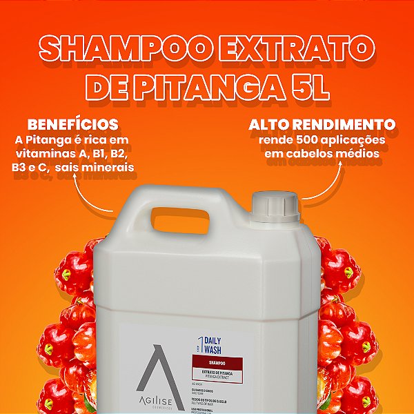 SHAMPOO PITANGA LAVATÓRIO DAILY WASH 5L