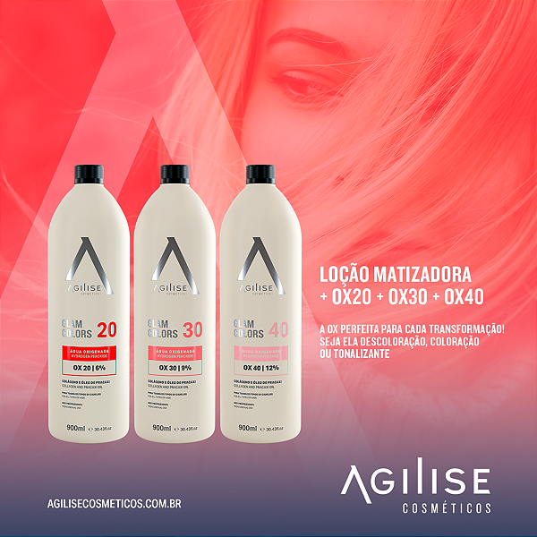 OX 40 – ÁGUA OXIGENADA | GLAM COLORS - 1L