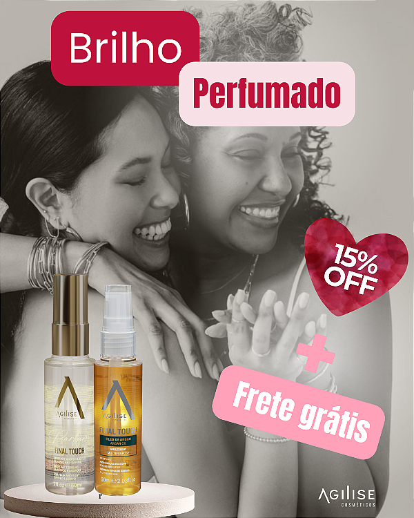 KIT 4: Brilho Perfumado - ÓLEO DE ARGAN + PERFUME CAPILAR