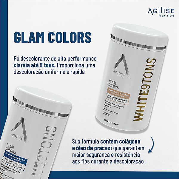PÓ DESCOLORANTE - WHITE9TONS (BRANCO) 500G