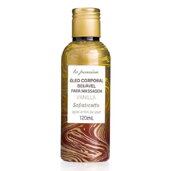 Óleo Corporal Beijável para Massagem VANILLA