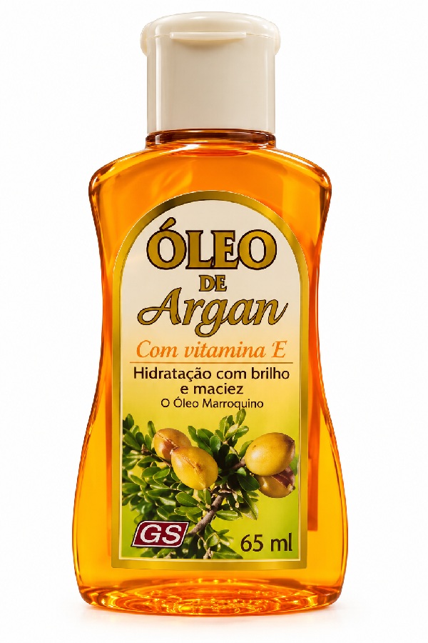 Óleo Capilar de Argan GS 65ml - Seiva de Mutamba e Juá