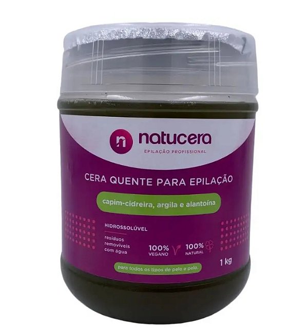 Cera Epilatória Hidrossolúvel Capim Cidreira 1kg