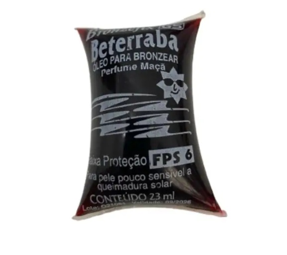 Bronzeador 23ml - Óleo Bronzeador de Beterraba 23ml