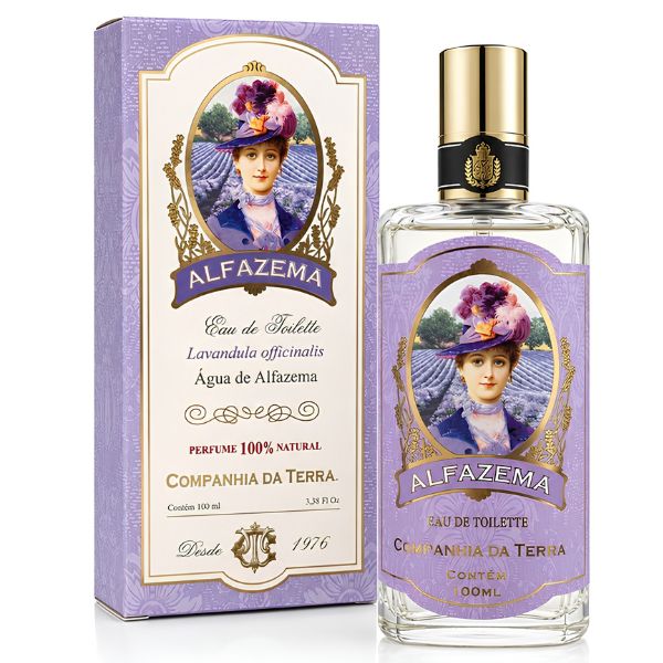 Perfume Alfazema 100ml Cia da Terra