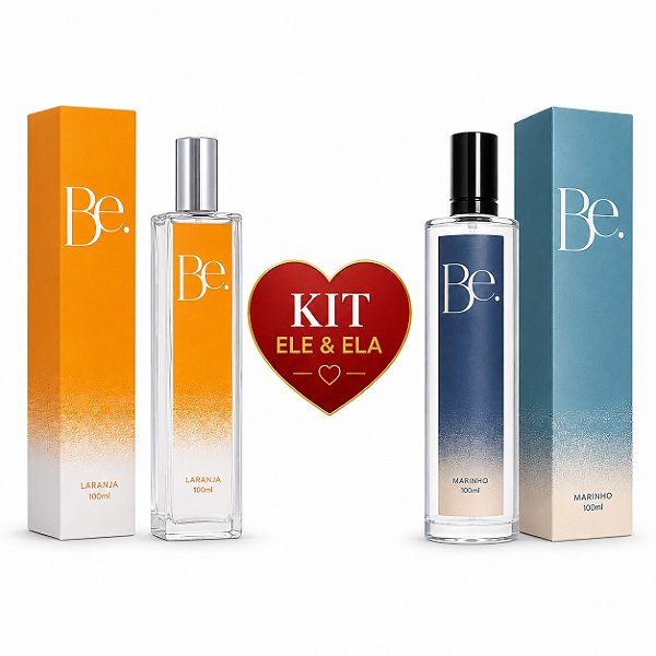KIT Ele e Ela Be. 01 Be. Marinho 01 Be. Laranja