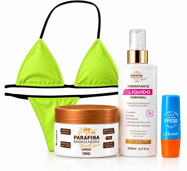 Kit Praia Lorkin – Bronzeado & Cuidados