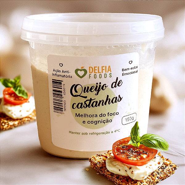 Queijo de castanhas - 150g - Entregamos apenas em São Paulo