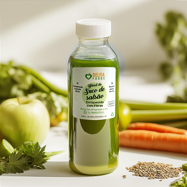 Suco verde de Salsão - Orgânico - 300ml