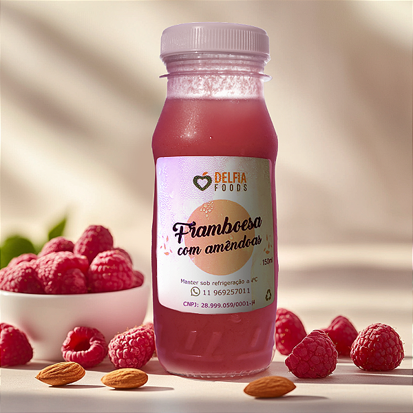 Framboesa com amendoas - 150ml