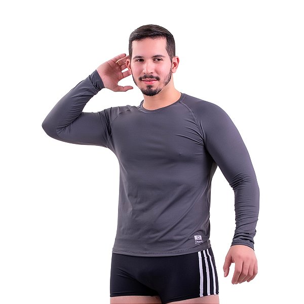 Camisa Proteção UV50+ Masculina - Grafite