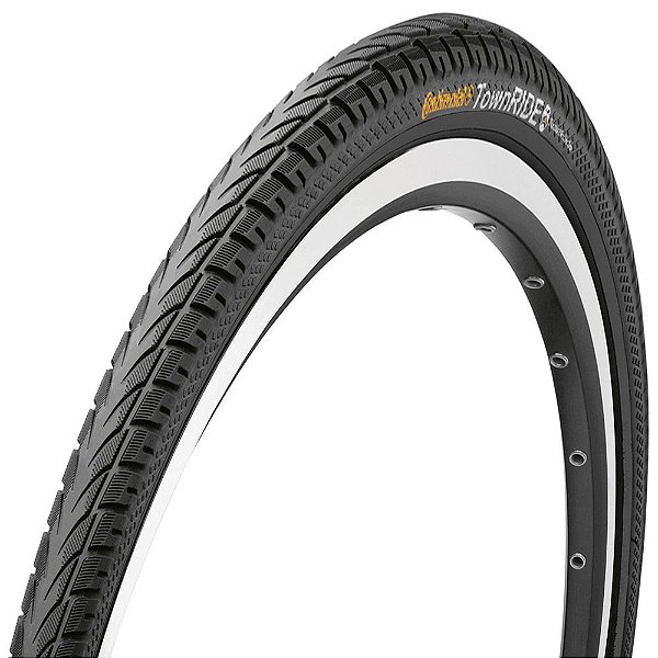 Pneu Continental Town Ride 26x1.75 Dobrável Kevlar Preto