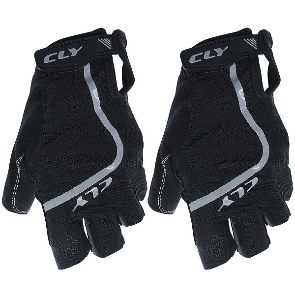 Luva Ciclismo Cly Meio Dedo Sport 1 Gel Preto