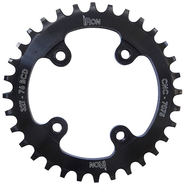 Coroa Iron Bcd76 32t Wide para Sram Single Speed