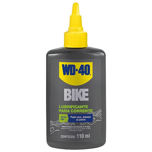 WD-40 Bike Dry Lubrificante para Correntes Seco 110ml