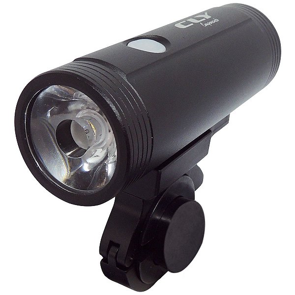 Farol Bicicleta Led Dianteiro Cly Components 1100 Lúmens Preto