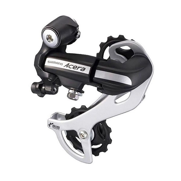 Câmbio Traseiro Shimano Acera Rd-m360l Sgs 7/8v Prata/preto