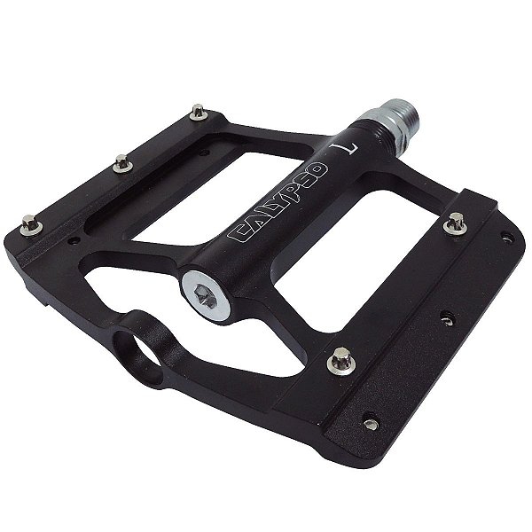 Pedal Plataforma Calypso Perseu Alumínio 9/16 Preto