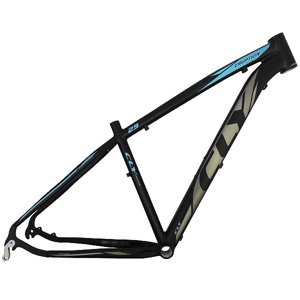 Quadro Bicicleta Cly Eruption Xl 29 em Alumínio Preto/azul - Tamanho 17