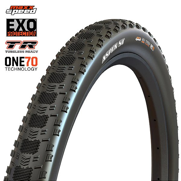 Pneu Bicicleta Maxxis ASPEN St 29x2.25 Dobrável Team Spec EXO/TR/MAXXSPEED 170TPI Preto